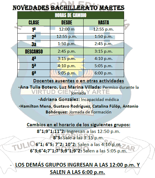 Horario